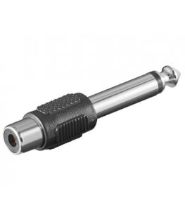 Microconnect AUDANG kaabli soomuutja 6.3mm RCA Must