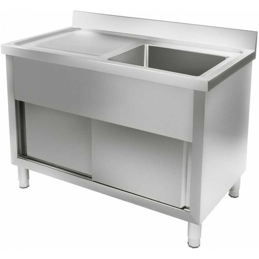 Royal Catering Nerūdijančio plieno kriauklė virtuvei, plotis 120 cm – 2