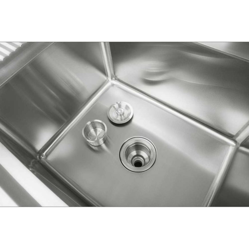 Royal Catering Stainless steel kitchen sink, width 120 cm – 3