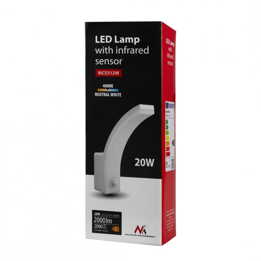 Maclean LED Lamp with motion sensor