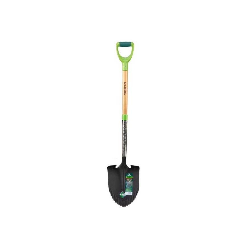 Verto 15G001 kastuvas ir kastuvėlis Spade Juoda, Žalia, Medis – 2
