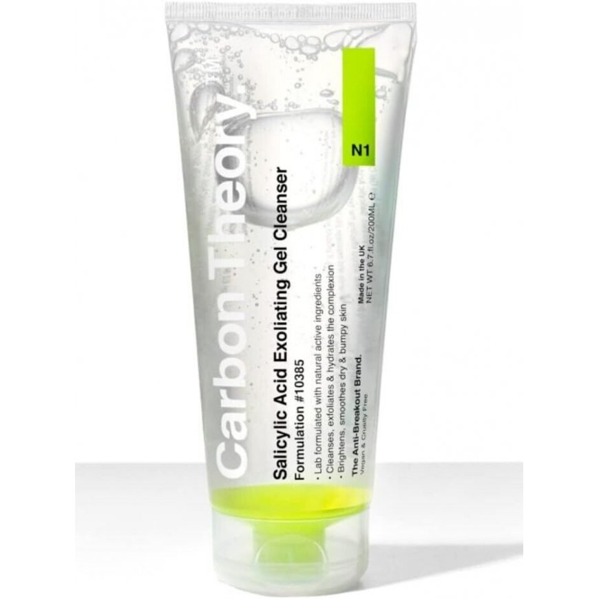 Carbon Theory Day-Lite Salicylic Acid Exfoliating Gel Valiklis - Pleťový exfoliační čisticí gel