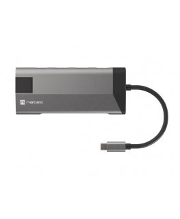 NATEC Fowler Plus USB Type-C musta, Harmaa