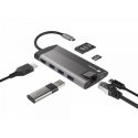 NATEC Fowler Plus USB tüüp-C Must, Hall NATEC Fowler Plus USB tüüp-C Must, Hall