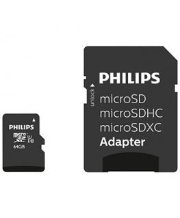 Philips FM64MP45B/00 memory card 64 GB MicroSDXC UHS-I Class 10