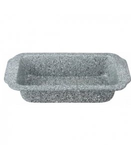Baking pan, grey marble, 28,5x14,8x5,2cm Klausberg.