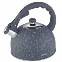Tējkanna, tradicionālā, tērauda, pelēka-marmora, 2,6l Kinghoff. Tējkanna, tradicionālā, tērauda, pelēka-marmora, 2,6l Kinghoff.