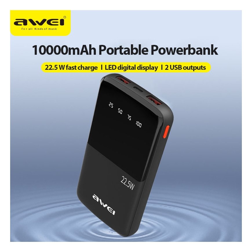 AWEI PowerBank P10K 10000 mAh 22