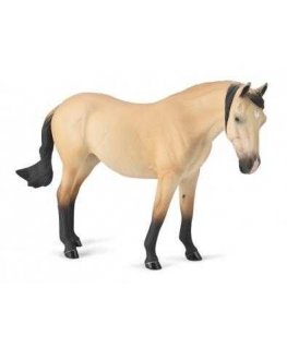 COLLECTA Horse Lusitano Mare Buttermilk Buckskin Deluxe 1:12, 80002
