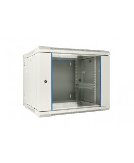 Extralink 9U 600X600 AZH WALL-MOUNTED RACKMOUNT CABINET SWING TYPE GRAY Sieninis stovas Pilka