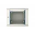 Extralink Rackmount cabinet 9U 600x600 AZH Gray wall mounted, swing type Extralink Rackmount cabinet 9U 600x600 AZH Gray wall mounted, swing type