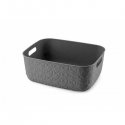 Softex basket M 12,5L 37,9x29,2x14,3cm dark grey Softex basket M 12,5L 37,9x29,2x14,3cm dark grey