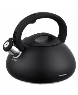 Kettle, traditional, steel, black, 2.7l Klausberg