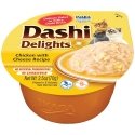 INABA Dashi Delights Vistas gaļa ar sieru buljonā - kaķu gardumi - 70g