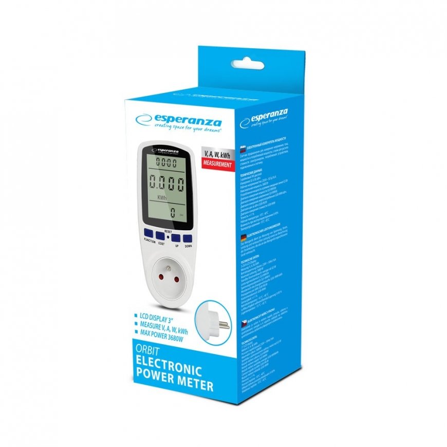 Esperanza ELA103 Elektrooniline energiatarbimise mõõtja – 5