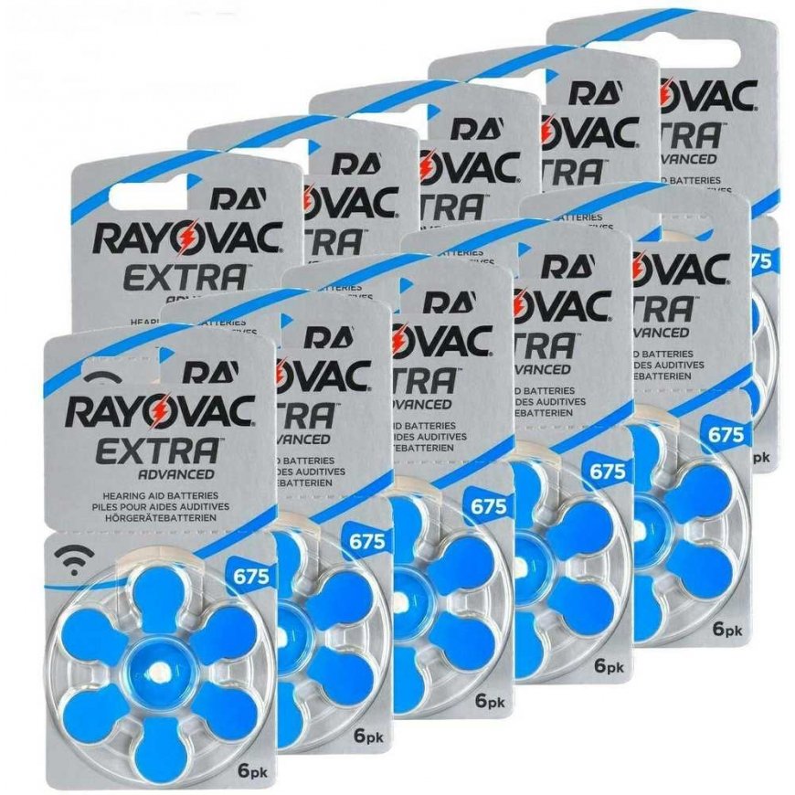 Rayovac Extra Advanced 675 batteries for hearing aids 60 pcs. – 2