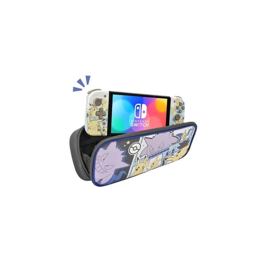 Hori Cargo Pouch Compact (Pikachu, Gengar & Mimikyu) Kinnitusega kaas Nintendo Mitmevärviline – 2