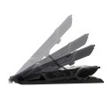Zalman ZM-NS2000 aušinimo padėklas nešiojamam kompiuteriui 43,2 cm (17") Juoda