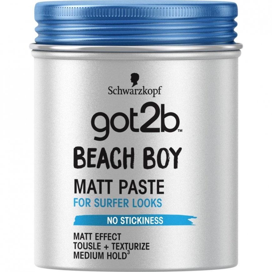 Schwarzkopf Got2b Beach Boy Matt Paste Surfer Look 100ml – 2