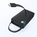 USAMS Powerbank ze zwijanym kablem Retractable Lightning 10000 m USAMS Powerbank ze zwijanym kablem Retractable Lightning 10000 m