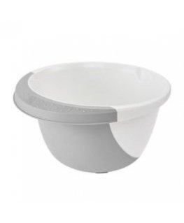 Mixing bowl with non-slip function 3,5L Carlotta Ø26x14cm white|