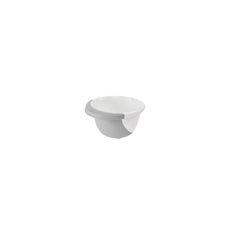 Mixing bowl with non-slip function 3,5L Carlotta Ø26x14cm white|