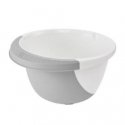 Mixing bowl with non-slip function 3,5L Carlotta Ø26x14cm white| Mixing bowl with non-slip function 3,5L Carlotta Ø26x14cm white|