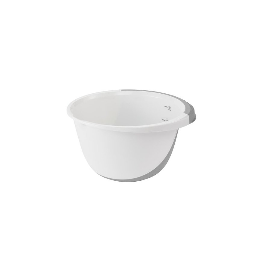 Mixing bowl with non-slip function 3,5L Carlotta Ø26x14cm white| – 2