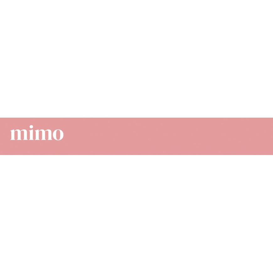 MIMO Mini Concealer Sponge Pink Pack of 2 make-up sponge set