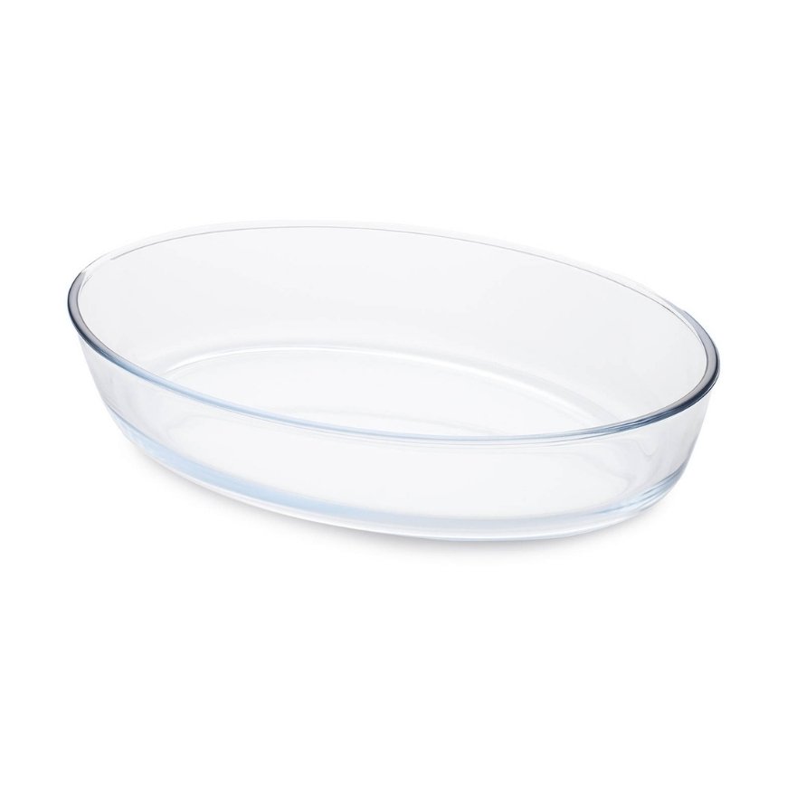 Glass baking dish oval Borosilicate Glass 35x24x7cm | 3L