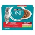 PURINA One Sterilcat garšu maisījums - mitrā kaķu barība - 12 x 85g PURINA One Sterilcat garšu maisījums - mitrā kaķu barība - 12 x 85g