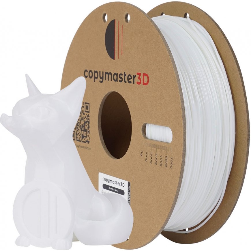 Copymaster3D Flex 95A -filamentti 3D -tulostimeen, 1.75 mm, valkoinen