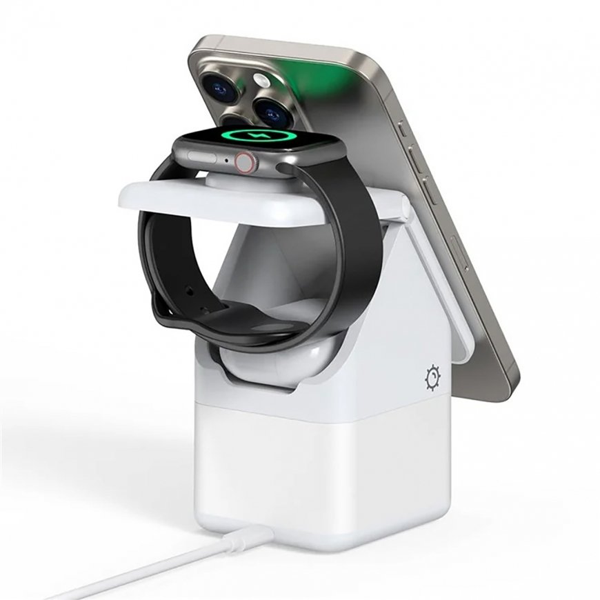 Duzzona W20 15W 4in1 inductive charger for iPhone | AirPods | Ap