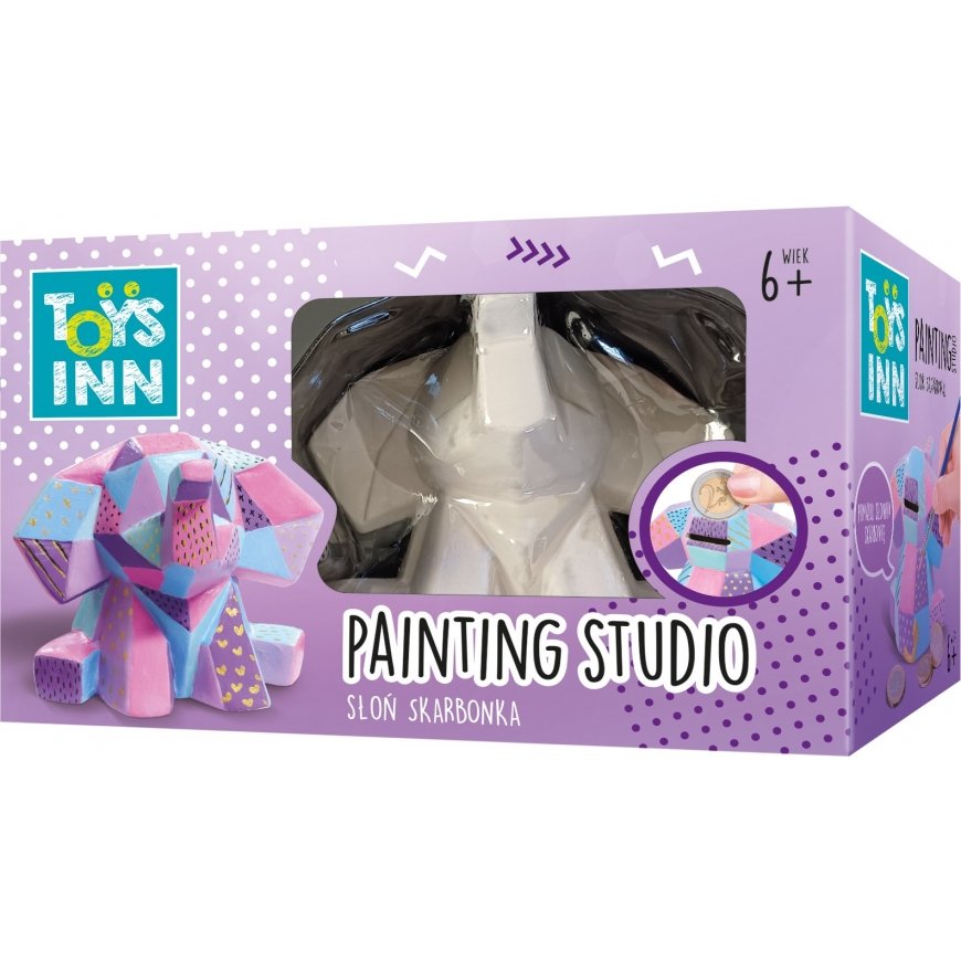 Painting studio figure Elephant piggy bank – 2