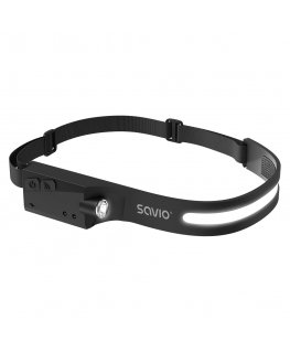 Savio FL-02 flashlight Black Headband flashlight LED