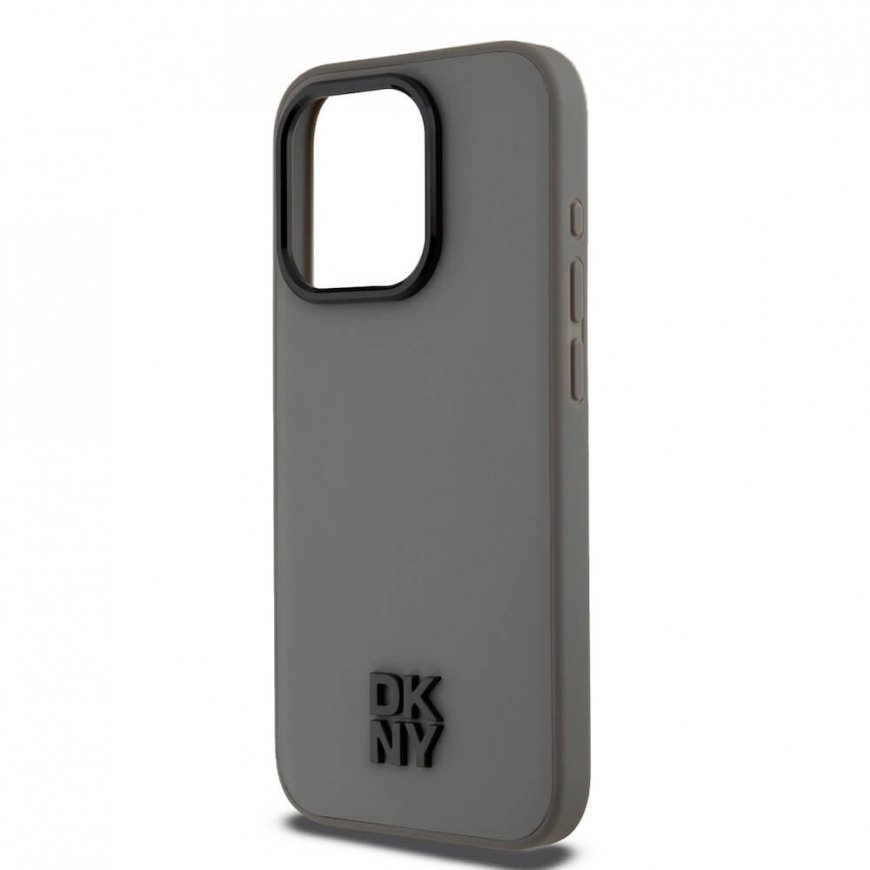 DKNY PU Leather Stack Logo Magsafe Case for iPhone 15 Pro Max Gr – 2