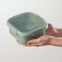 Food container Lunch square 0,9L Smart Eco To Go 16x16x7cm soft Food container Lunch square 0,9L Smart Eco To Go 16x16x7cm soft