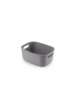 Basket Softex S 4L 26,4x19,4x11,1cm grey-brown
