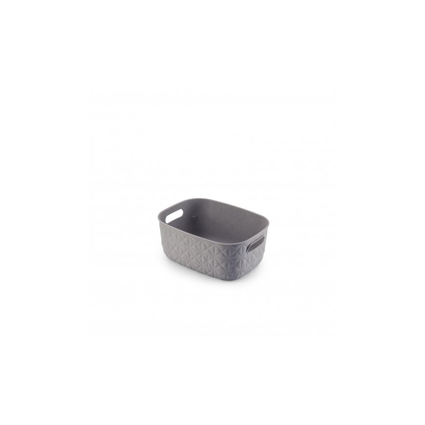 Basket Softex S 4L 26,4x19,4x11,1cm grey-brown
