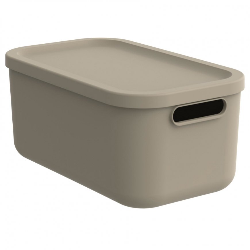 Basket Softex S 4L 26,4x19,4x11,1cm grey-brown – 2