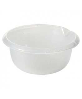 Round bowl 1,5L Björk Ø20x8cm transparent