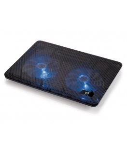 Conceptronic CNBCOOLPAD2F подставка с охлаждением для ноутбука 39,6 cm (15.6") Черный