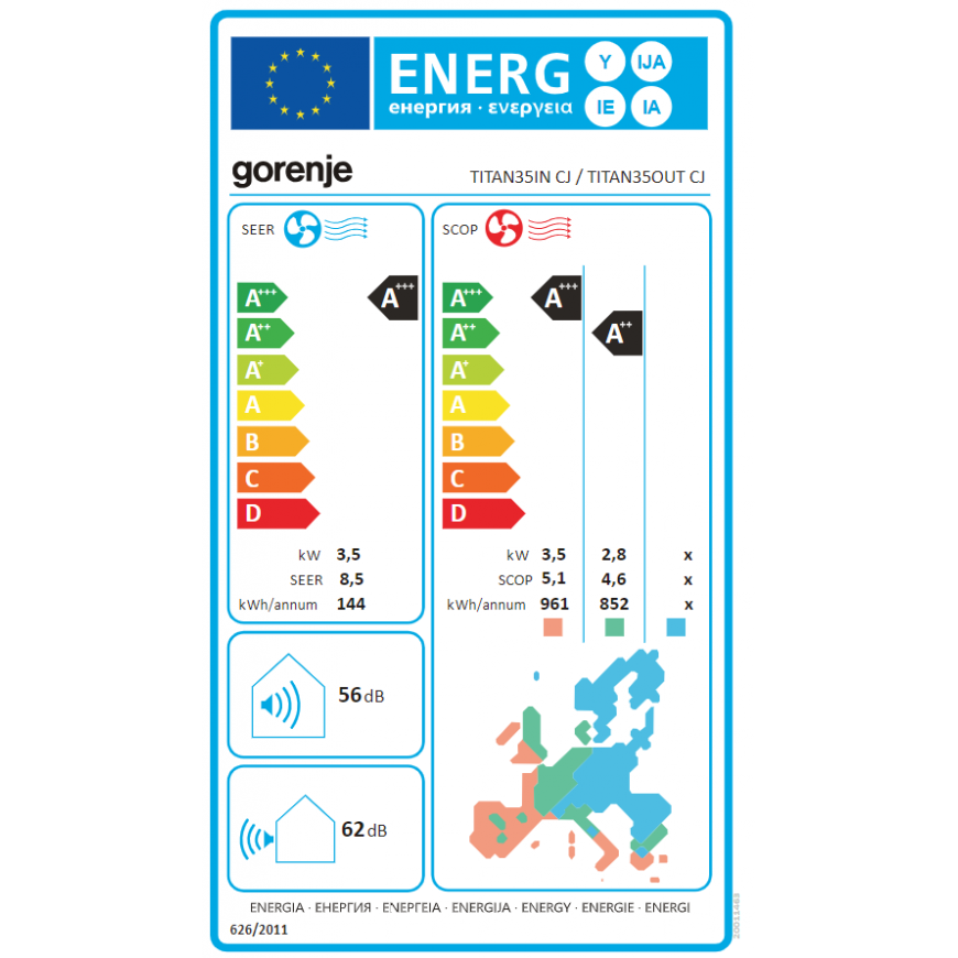 Gorenje | Air Conditioner, Outdoor unit | 20011467 TITAN35 – 2