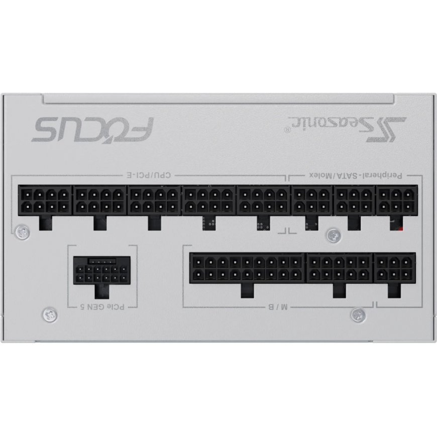 Seasonic FOCUS GX-1000 ATX 3.0 -virtalähde, valkoinen, 1000 W – 3