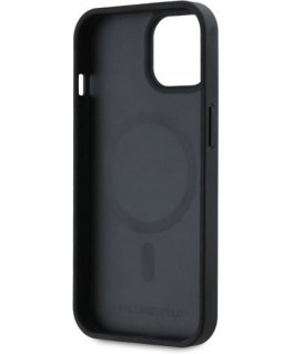 Karl Lagerfeld PU Karl Heads Pattern MagSafe Case for iPhone 15