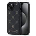 Karl Lagerfeld PU Karl Heads Pattern MagSafe Case for iPhone 15
