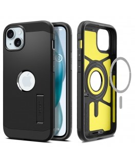 Spigen ACS06811 matkapuhelimen suojakotelo 15,5 cm (6.1") Suojus musta