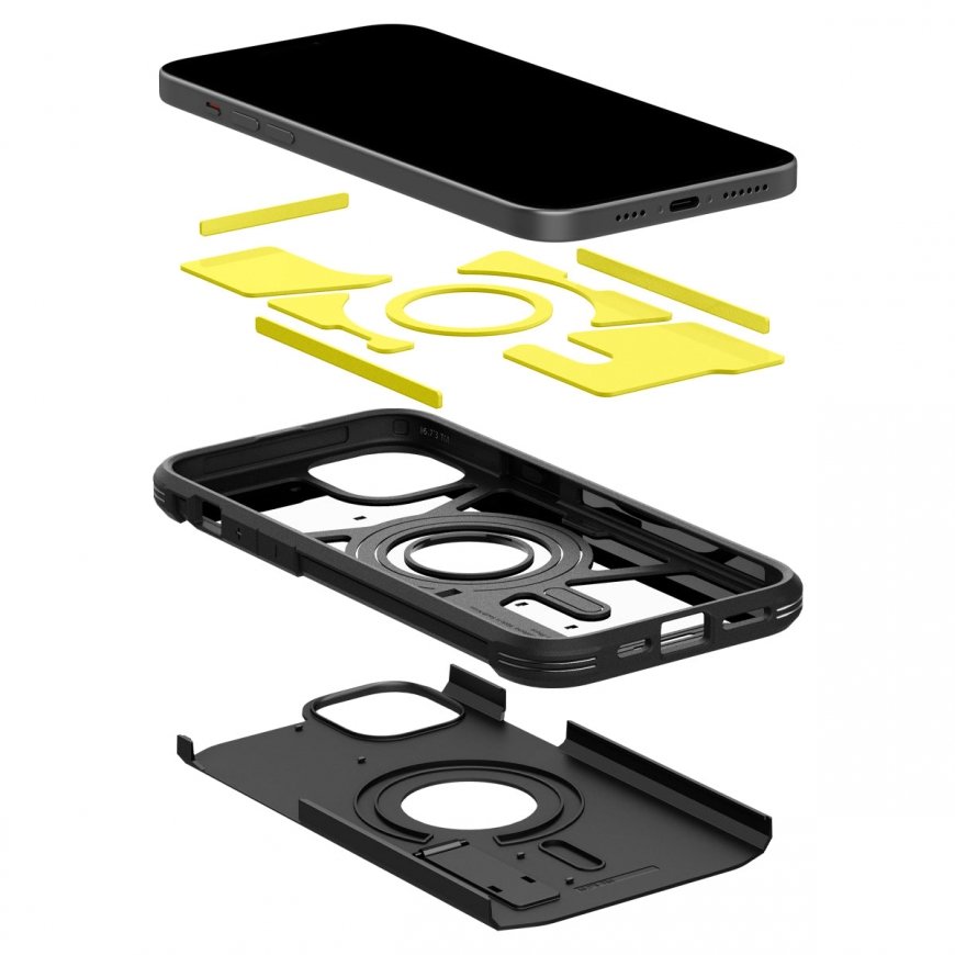 Spigen ACS06811 mobilo telefonu apvalks 15,5 cm (6.1") Aploksne Melns – 4