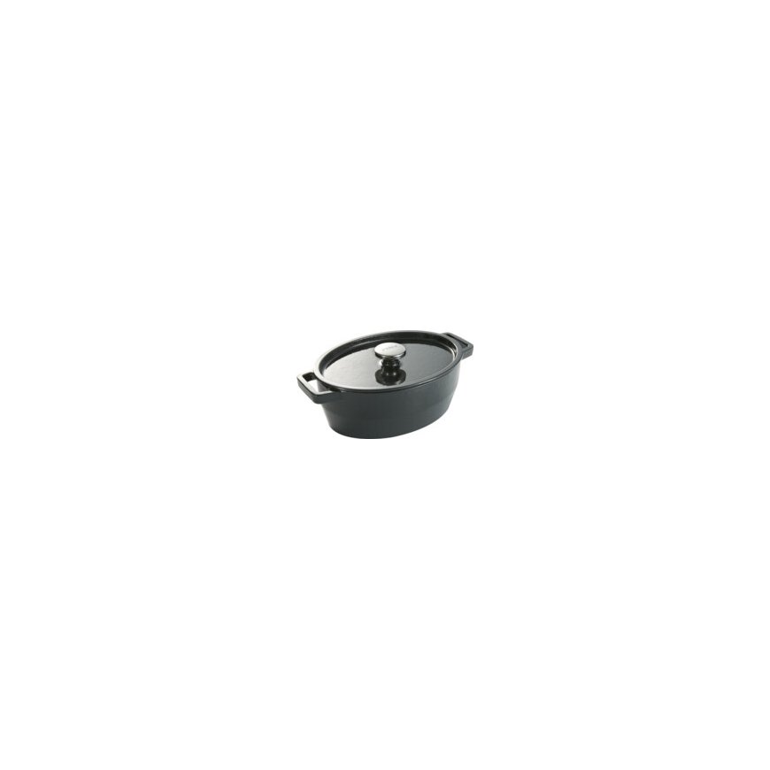 Pot 5.8L PYREX oval cast iron 33cm|red – 2