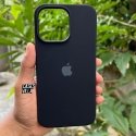 "Soft Silicone Case iPhone 14" Black